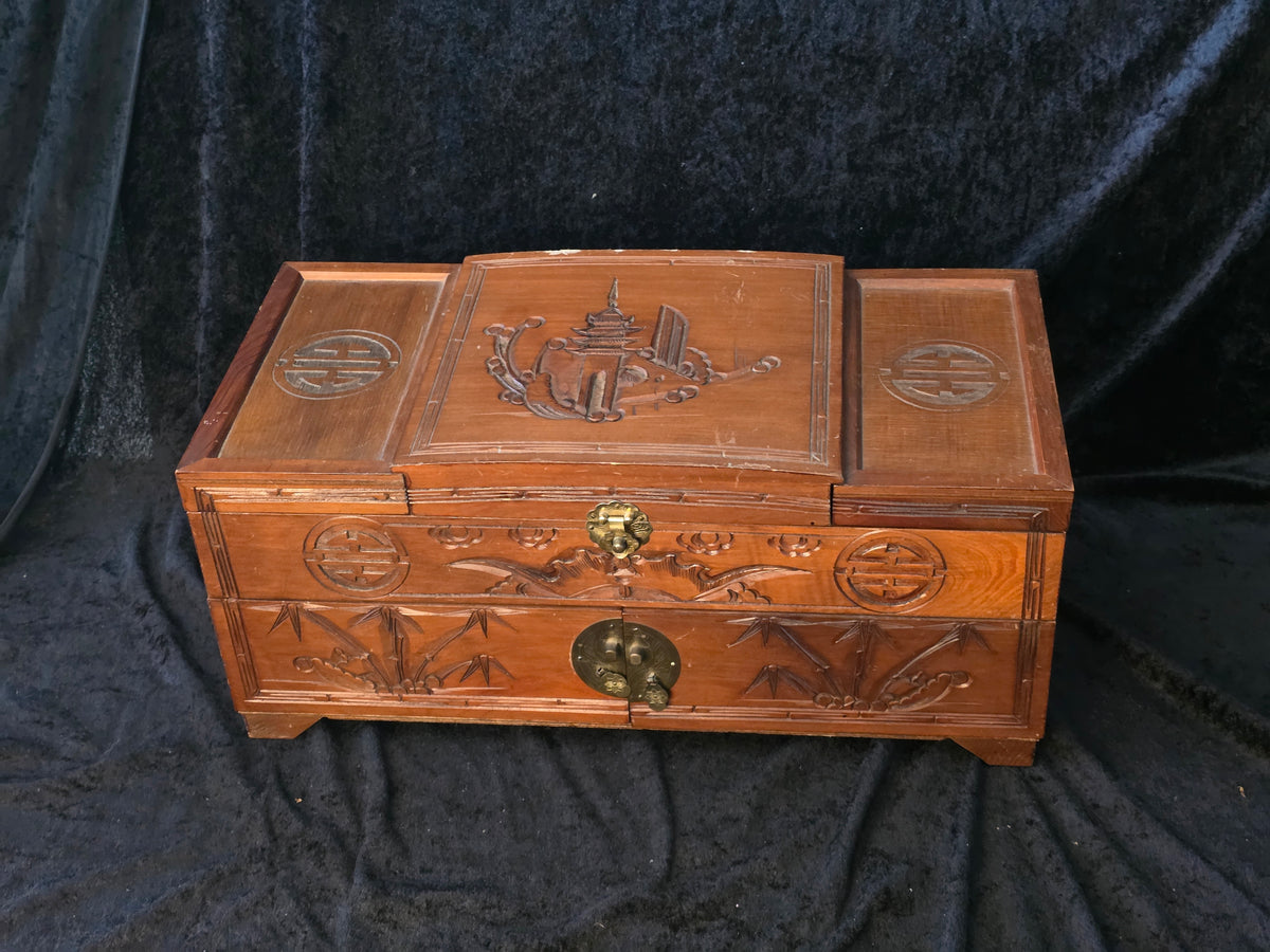 Chinese Vintage Large Jewelry Box