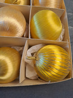 Vintage Satin Christmas Baubles