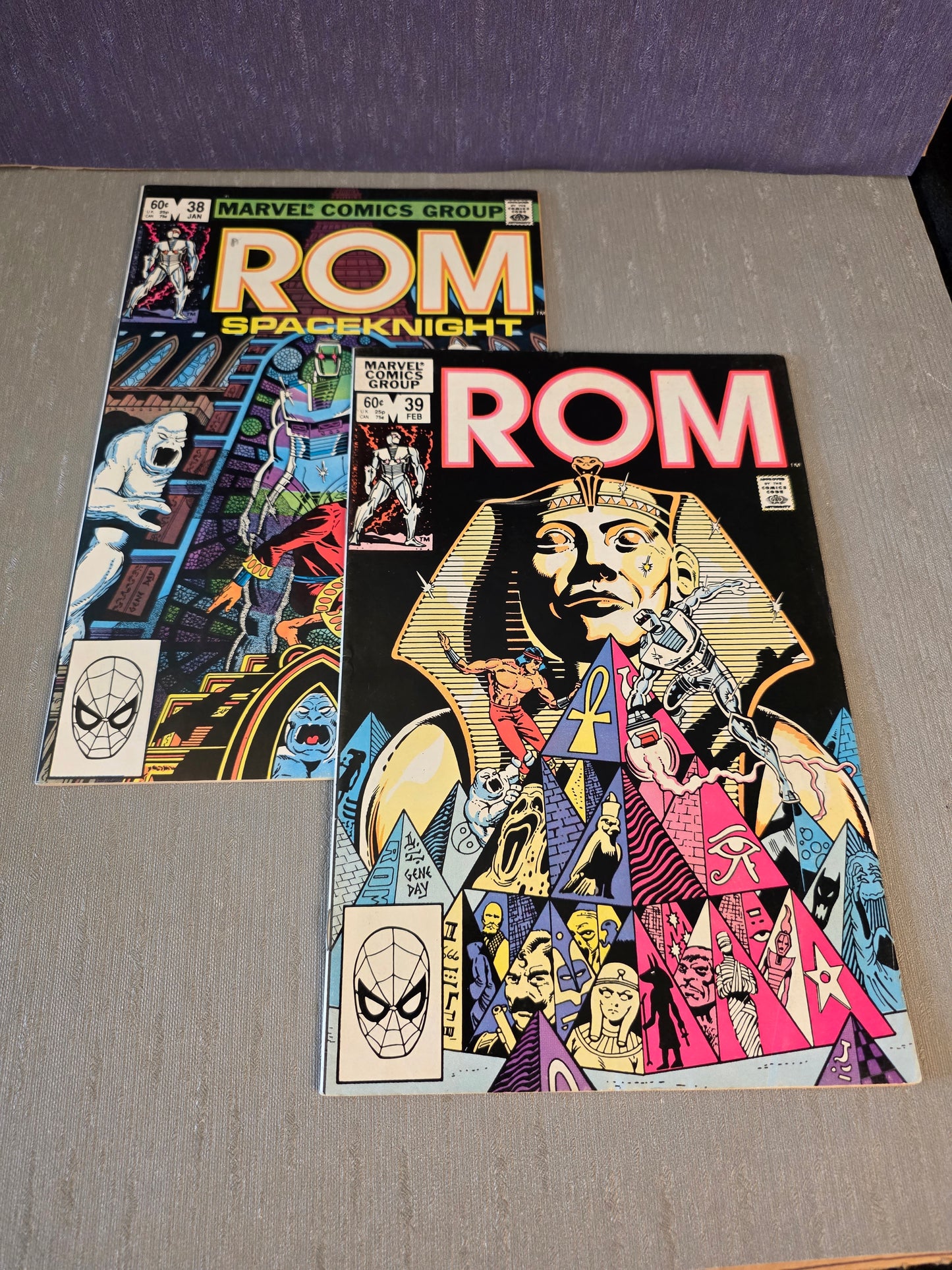 Marvel Rom Spaceknight #38 + #39 1983