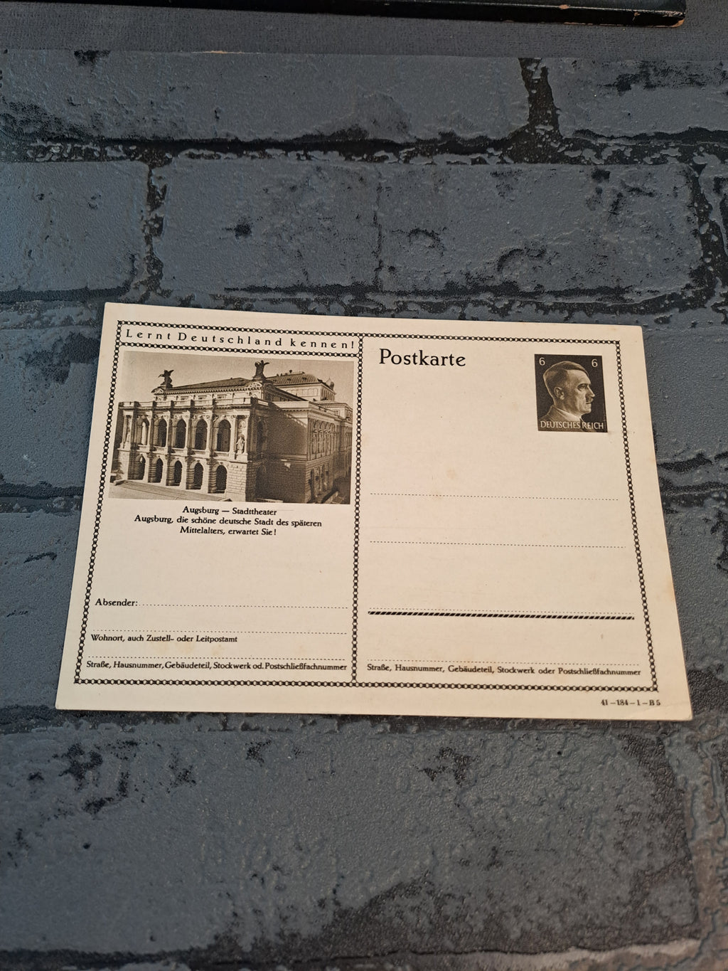 WW2 Postcard Augsburg