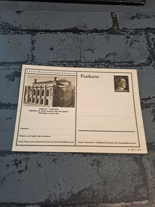 WW2 Postcard Augsburg