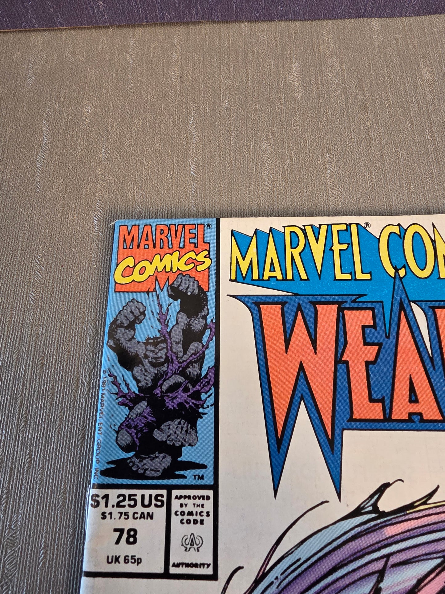 Marvel Weapon X #78 1991