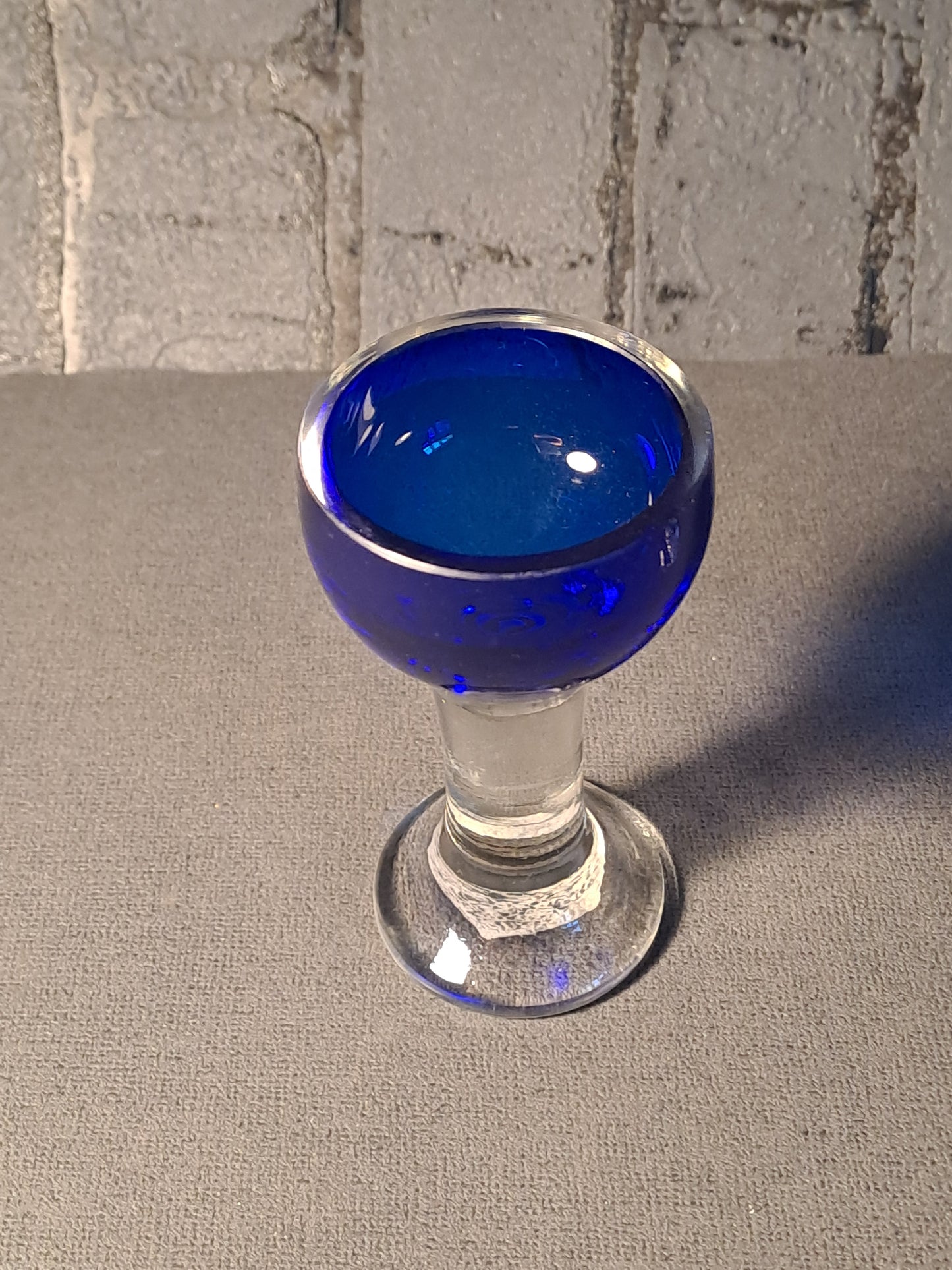 Little Shot Glass Blue / Lille Snapseglas Blå