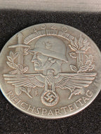 WW2 Bordmedalje NSDAP Reichsparteitag 1940