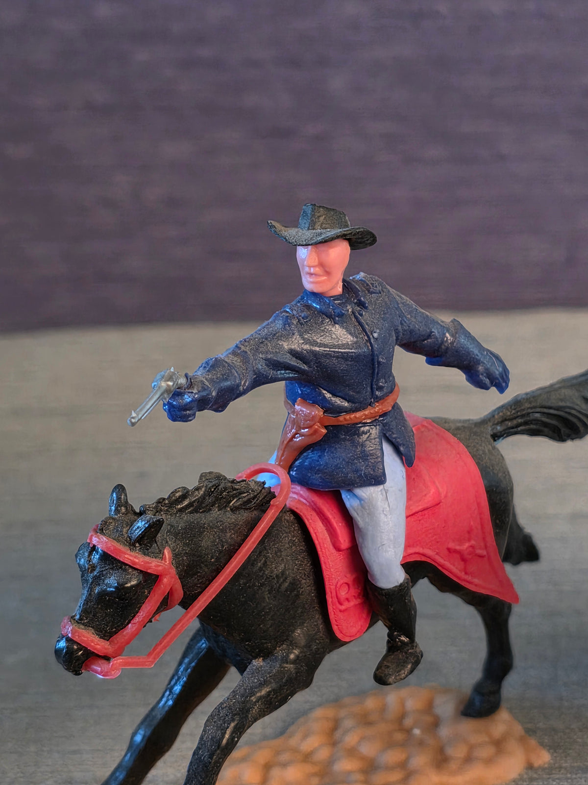 Timpo Toys U.S. Kavaleri 2 Soldater på Hest / Timpo Toys U.S. Cavalry 2 Soldiers on Horse