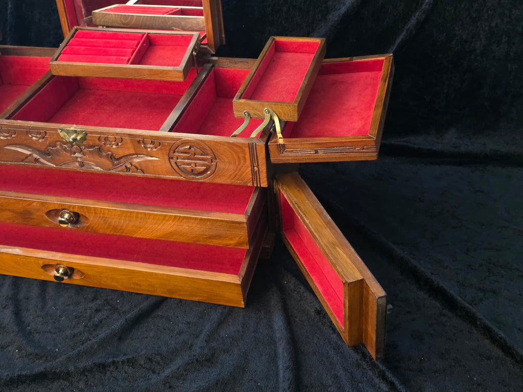 Chinese Vintage Large Jewelry Box