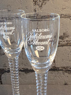 Holmegaard 4x Aalborg Snapseglas