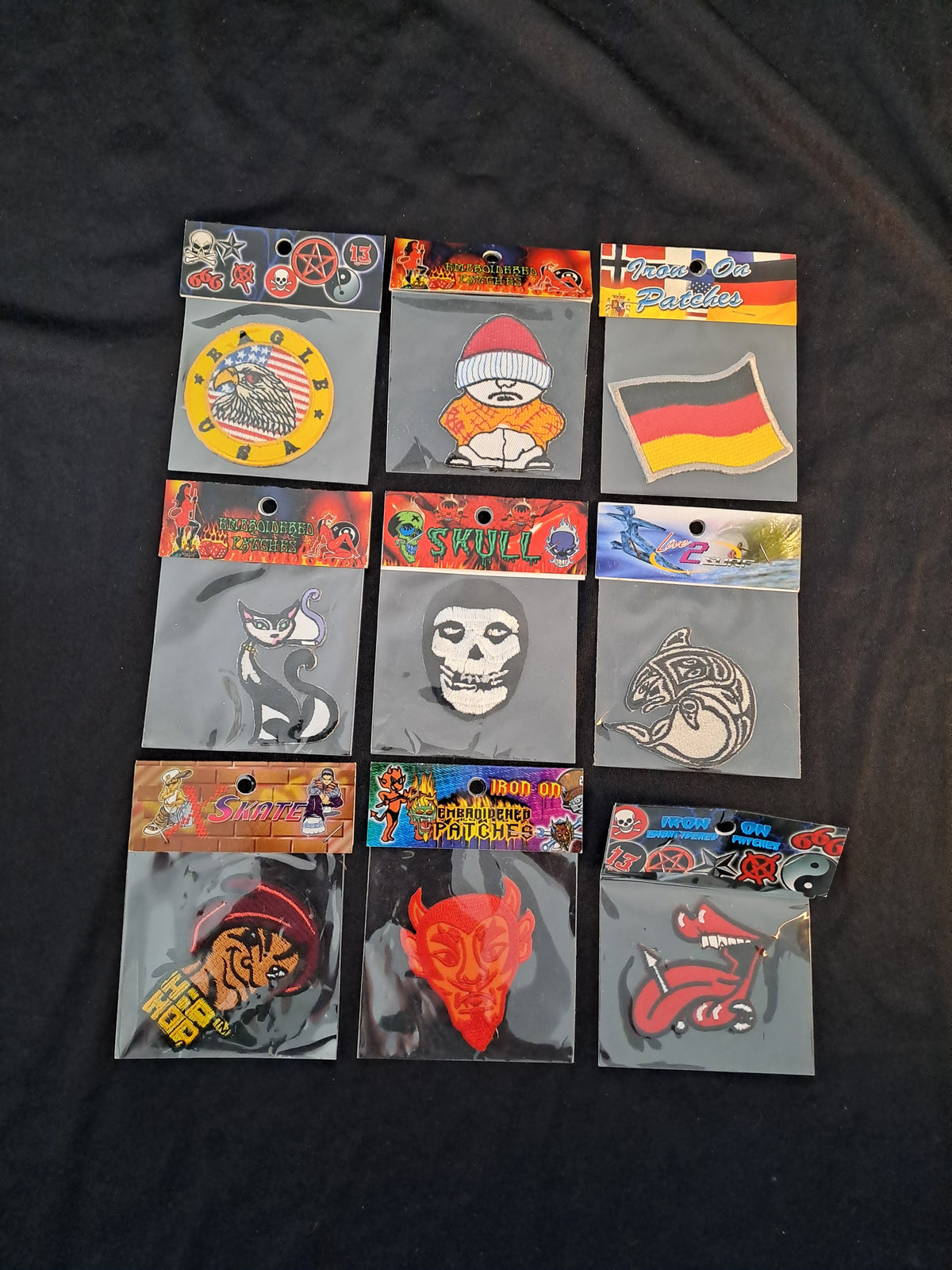 Vintage Patches x9