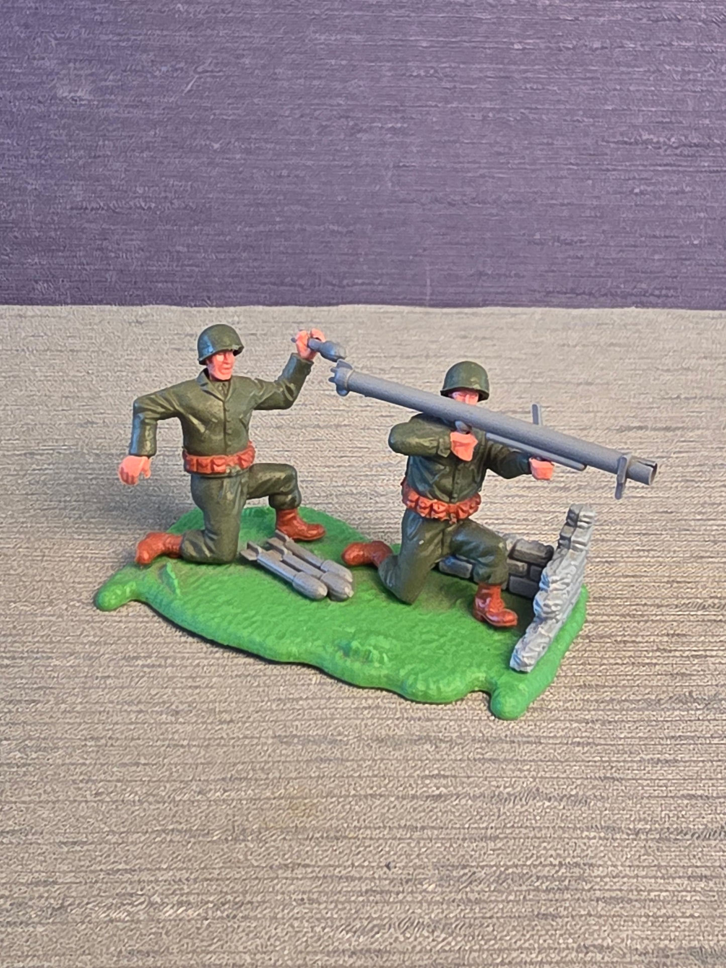 Timpo Toys WWII US Bazooka Team Diorama
