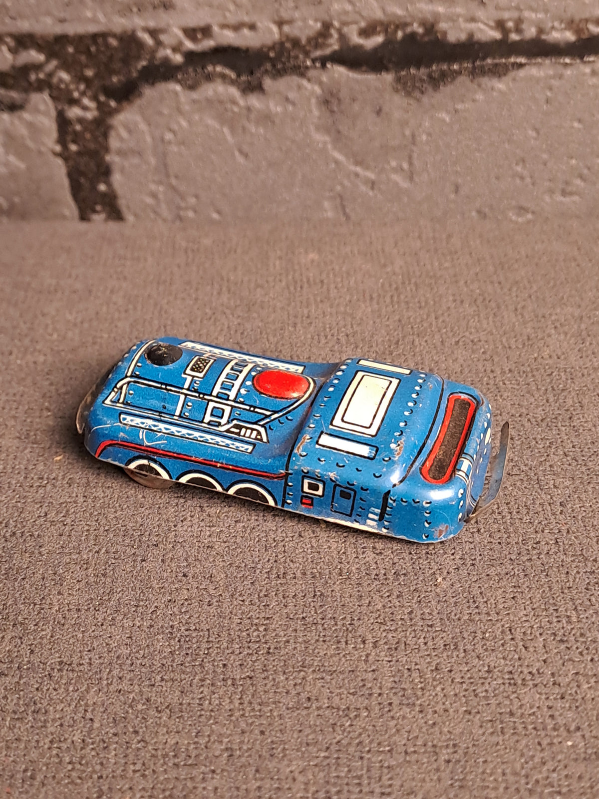 Tin Lithographic Locomotive 1950's / Litografisk Blik Lokomotiv 1950'erne
