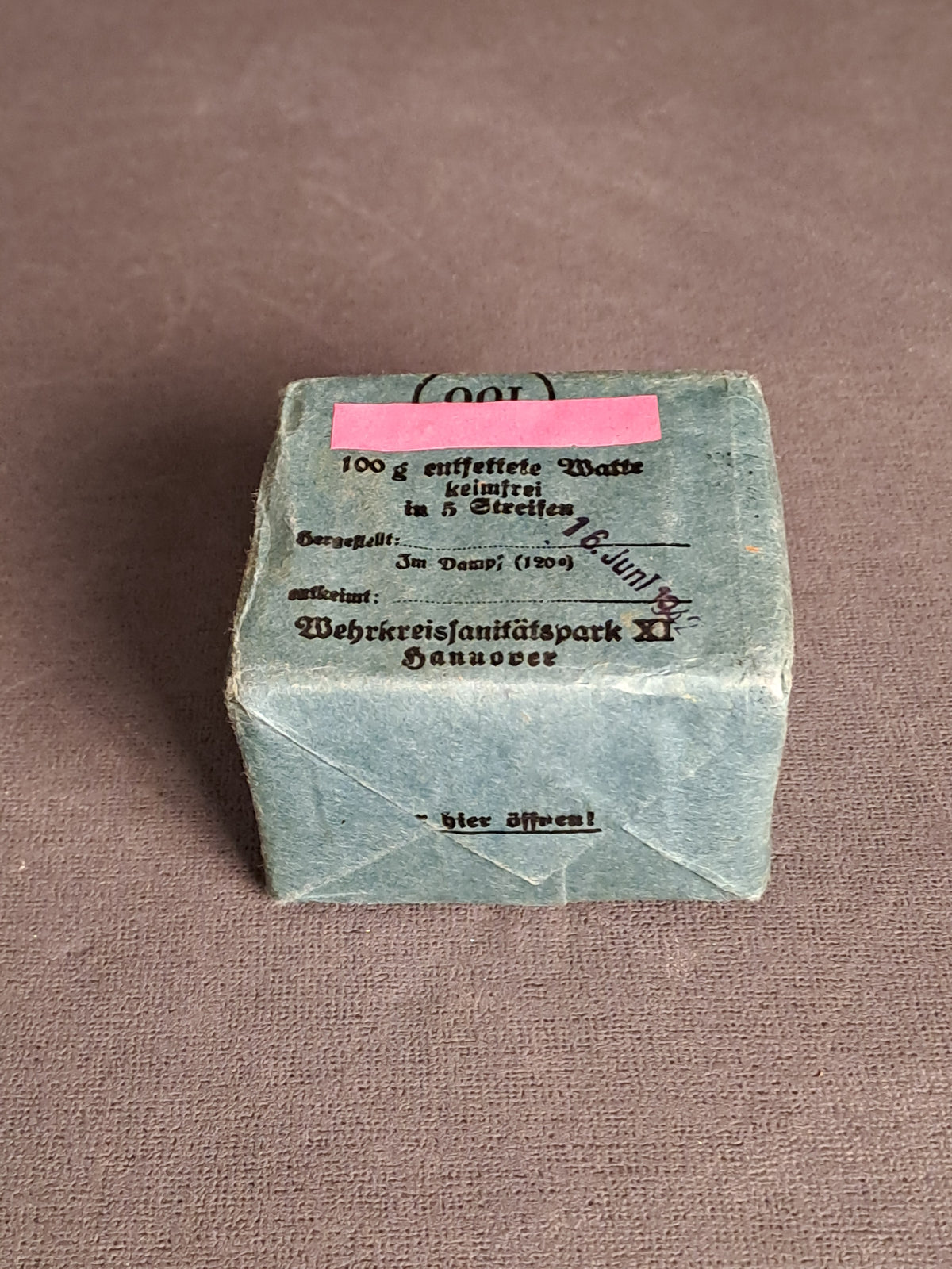 WW2. 3. Reich. Sanitation Package 1942 / Sanitet Pakke 1942