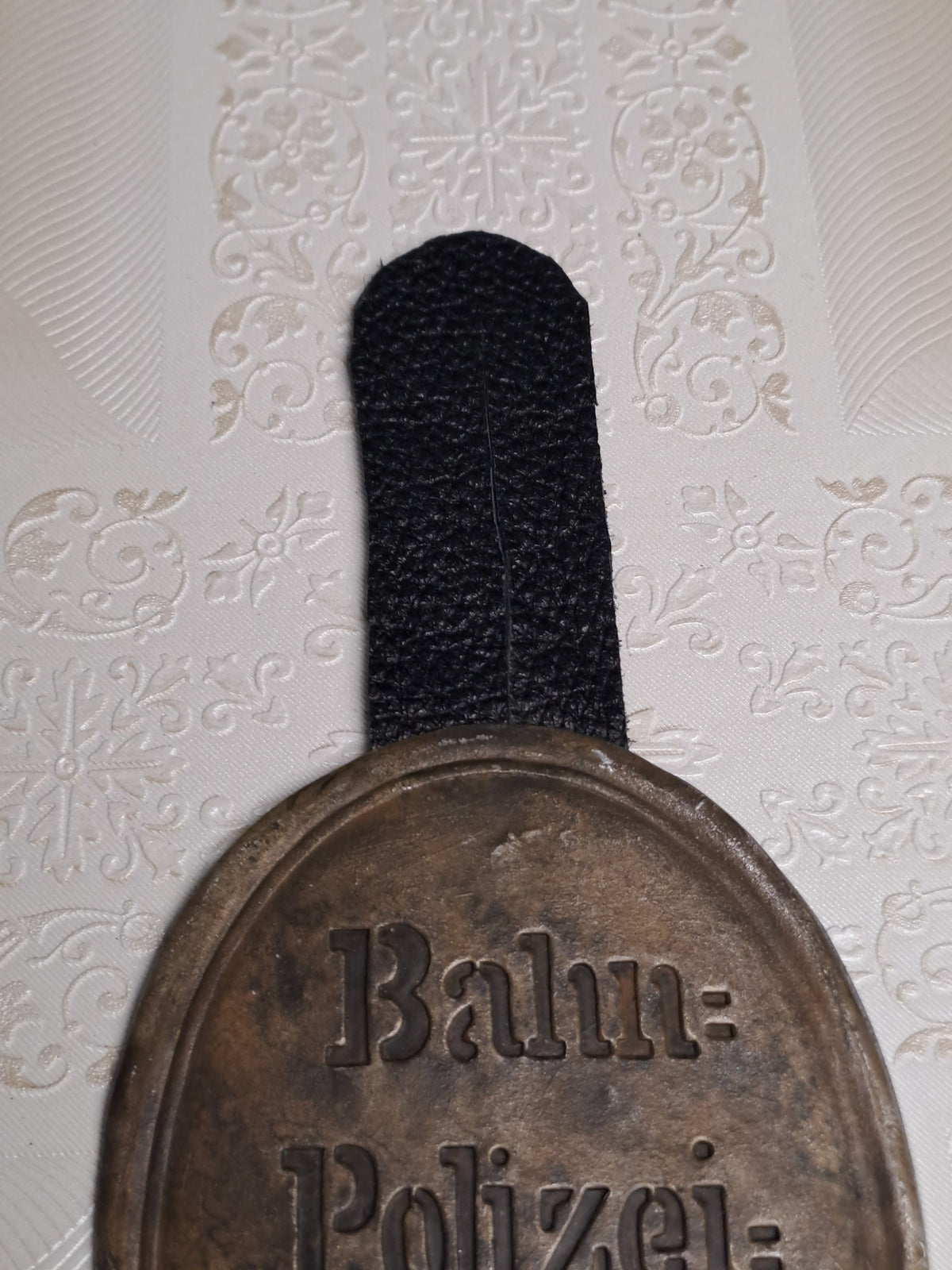 WW2 Railway Police Official Sign