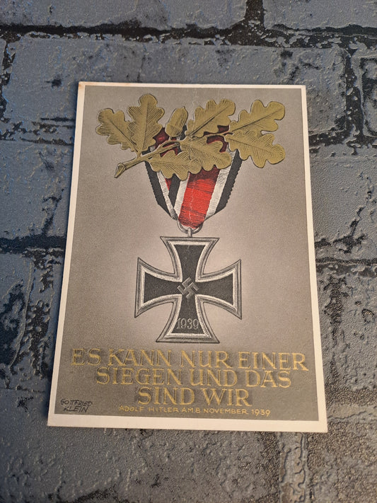 WW2 Postcard Es Kann Nur Einer Siegen Und Das Sind Wir