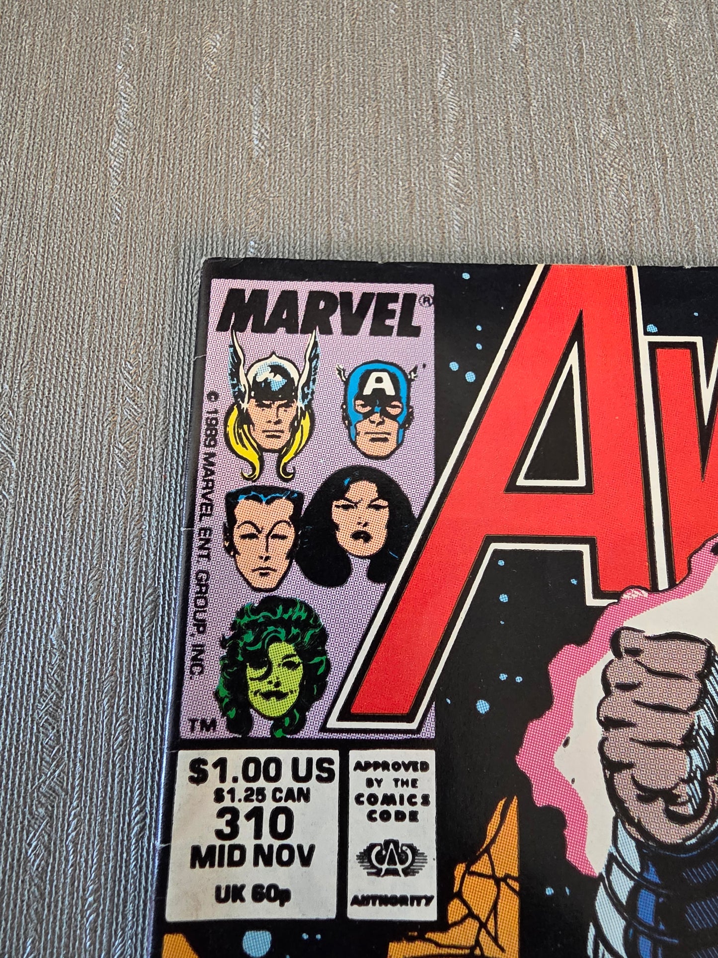 Marvel Avengers #310 Nov 1989