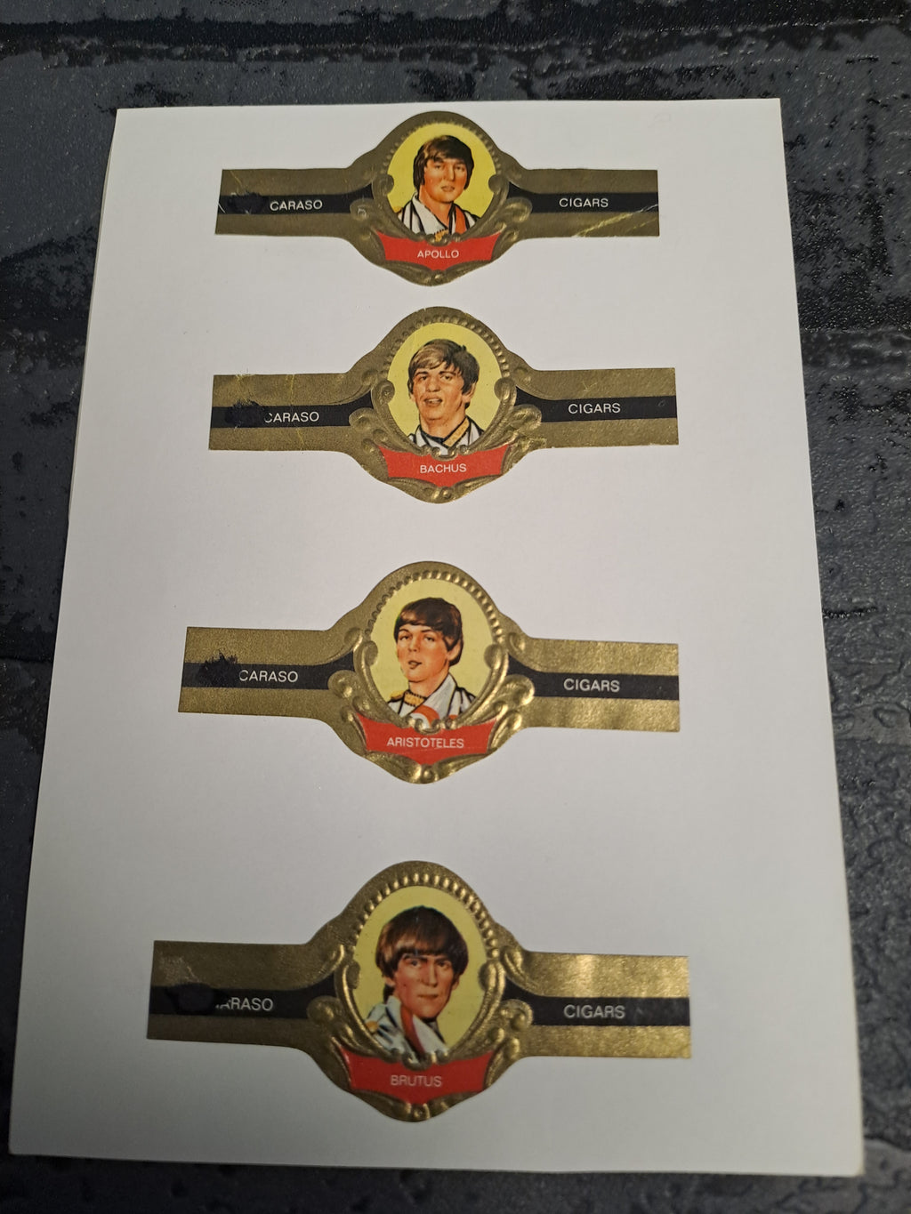 The Beatles Cigar Wrappers 1964