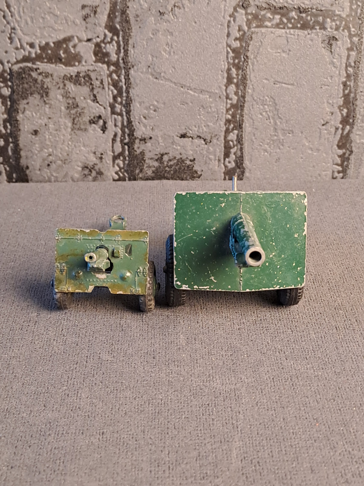 Dinky and Britains Cannons