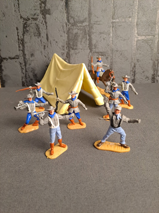 Timpo Toys Confederates / Timpo Toys Sydstats Soldater