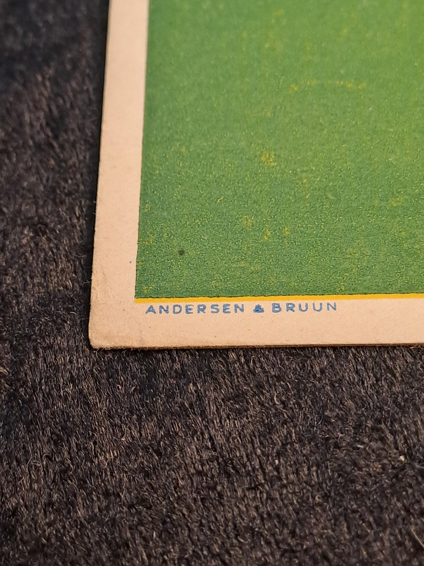Originalt Mærkatskilt No 190 Andersen & Bruun "Freja Gaffelbidder"