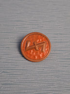 WW2 WHW Wolfsangel Rune Orange