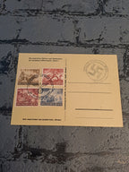 WW2 Postcard Die Siegreichen Fahnen Und Standarten Pioniere