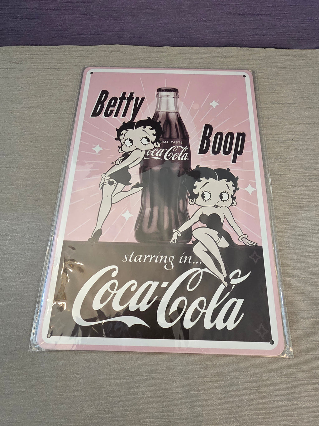 Betty Boop Metal Sign
