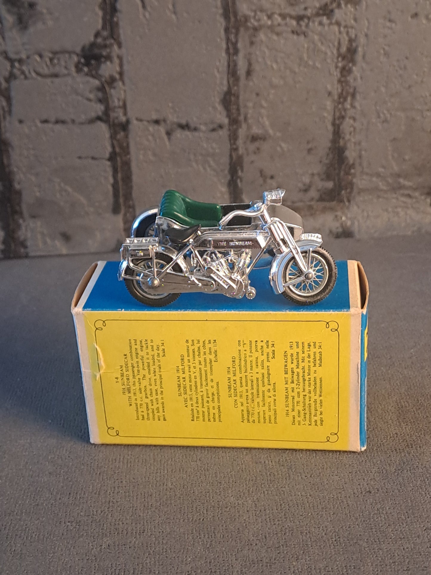 Matchbox Models of Yesteryear 1914 Sunbeam Motor Cycle