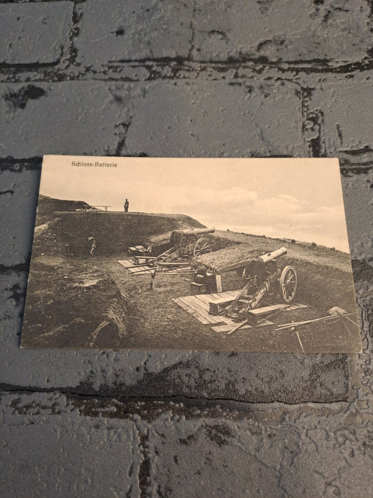 Postcard The War Between Germany and Denmark 1864 "Schloss Batterie"