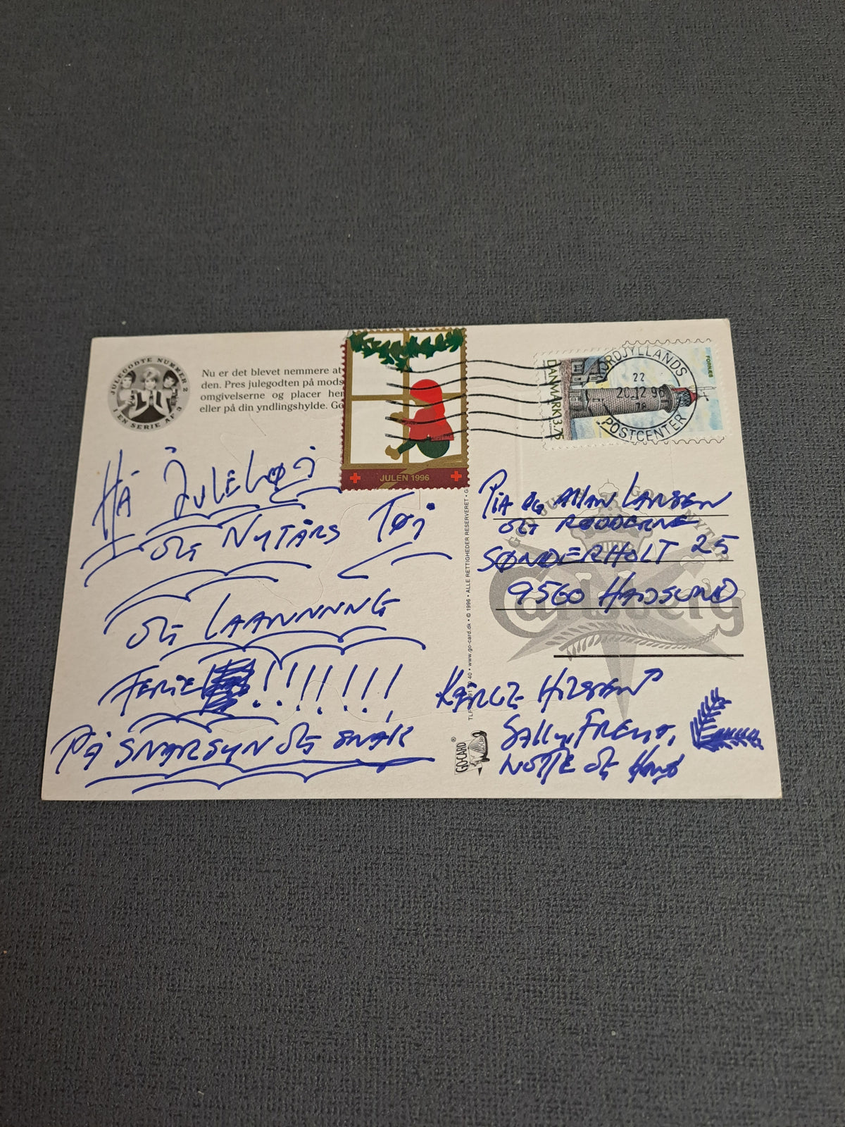 Carlsberg Vintage Postcard Pop Out / Carlsberg Vintage Postkort Kravlenisse