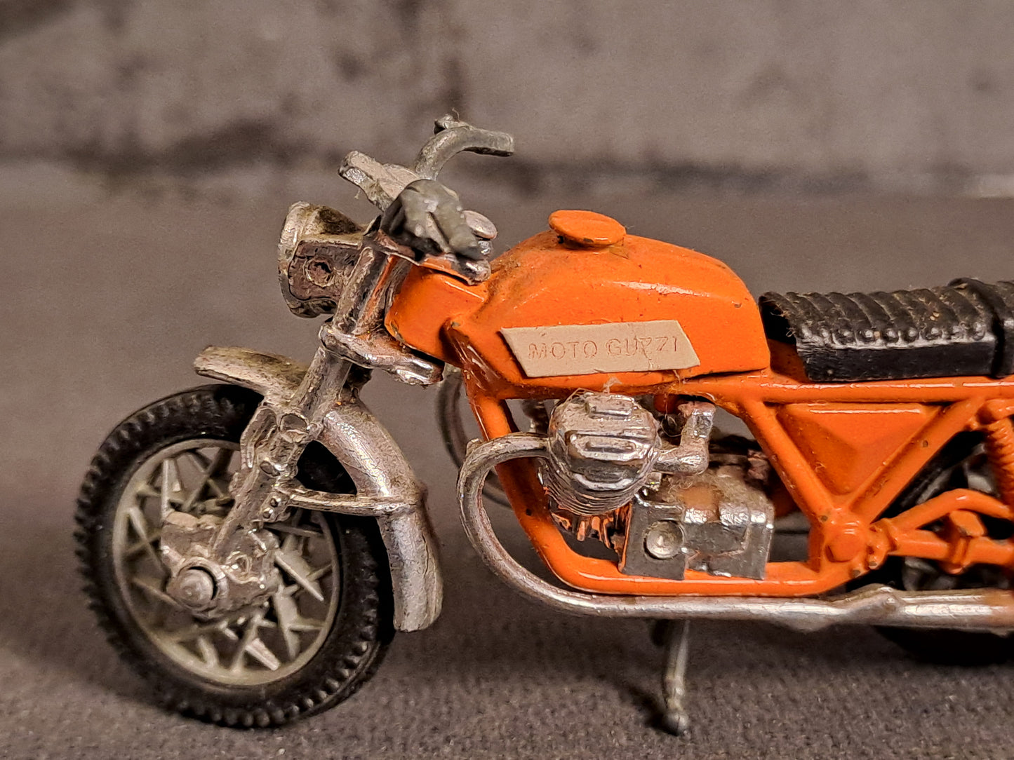 Die Cast Motorcycle Moto Guzzi V7 1980's