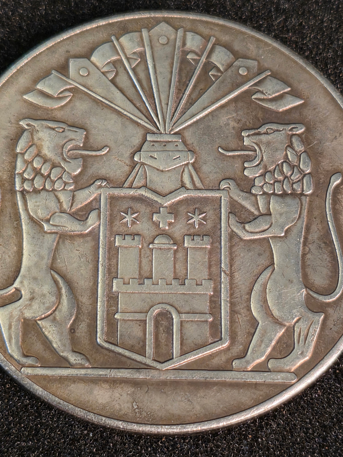 WW2 Historisk Medalje Preis Der Hansestadt Hamburg