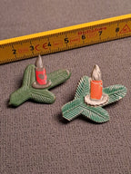 WHW Rare Christmas Badge x2 Bergedorf / WHW Sjældne Julemærker x2 Bergedorf
