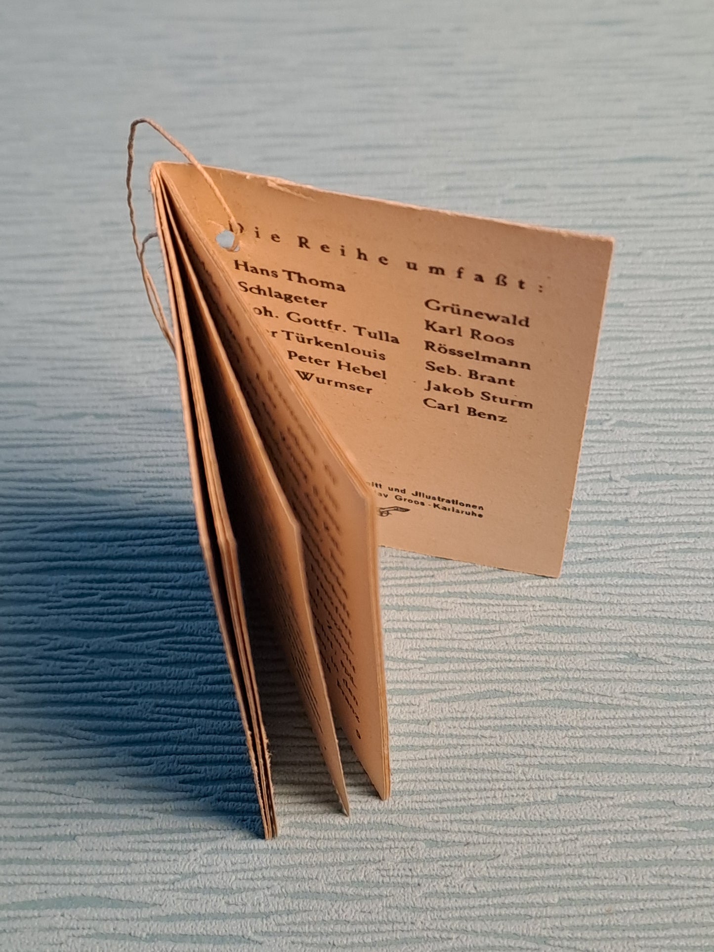 WHW Zwolf Manner am Oberrhein Booklet