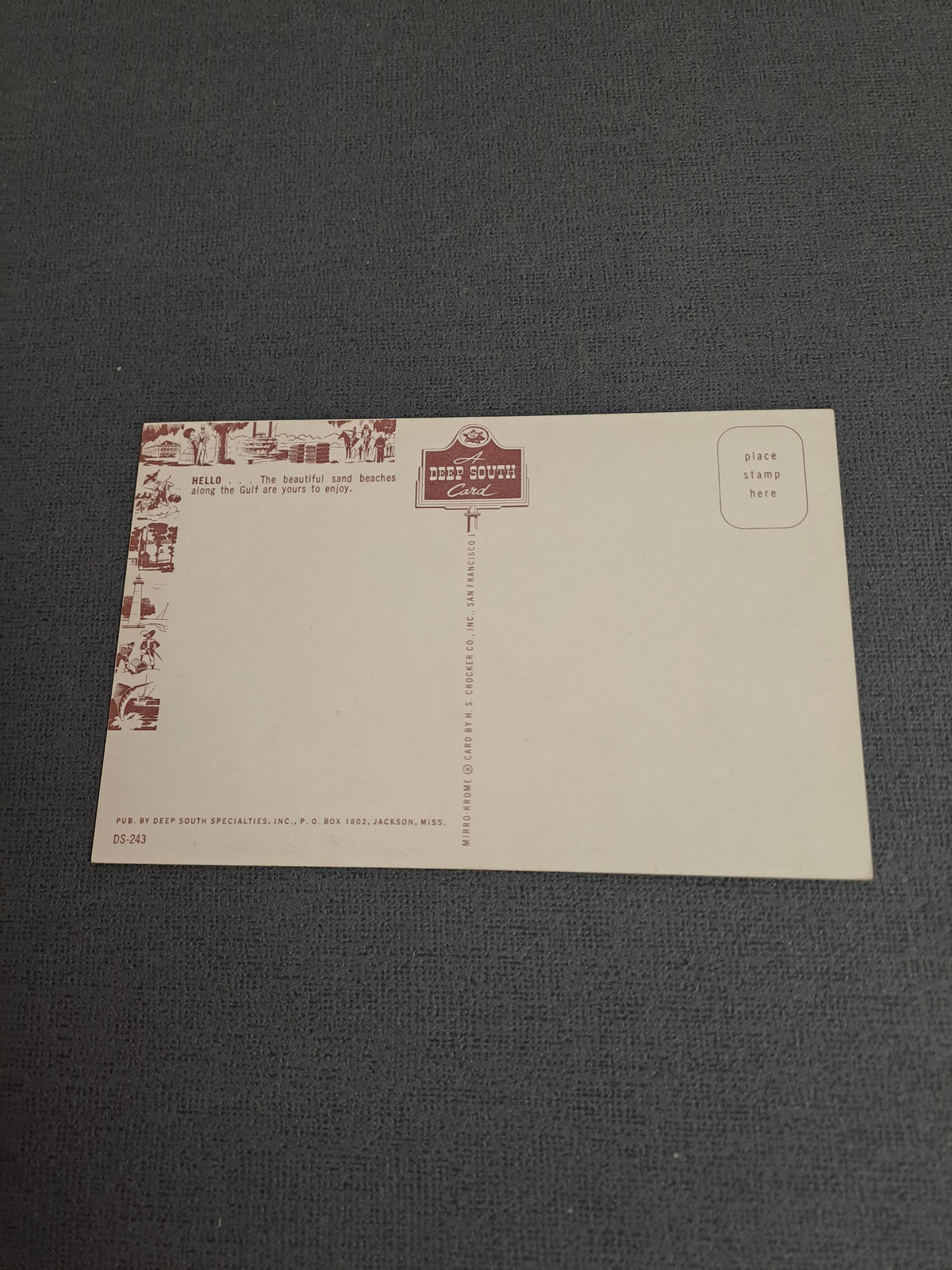 Vintage Postcard / Vintage Postkort