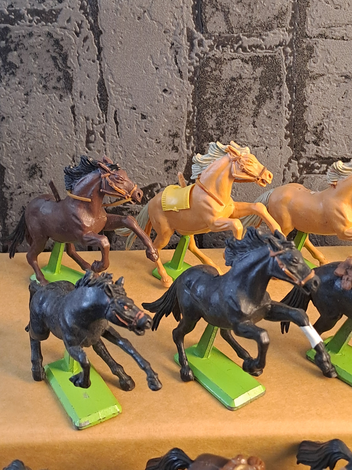 Britains Deetail Wild West Horses x18 / Britains Deetail Vilde Vesten Heste x18