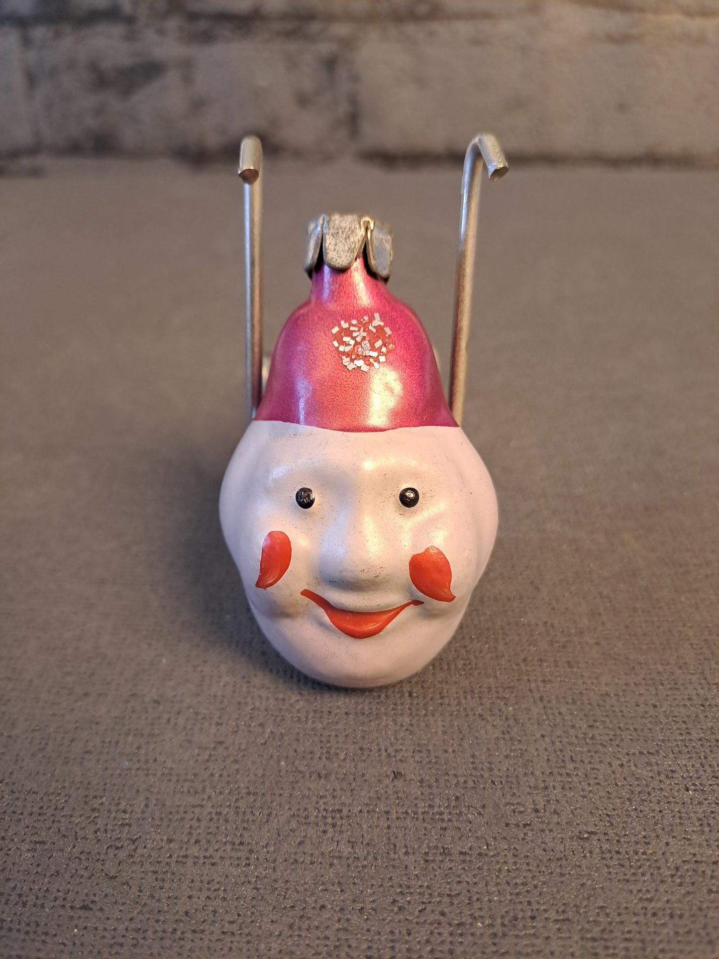 Vintage Christmas Ball Clown / Vintage Julekugle Klovn