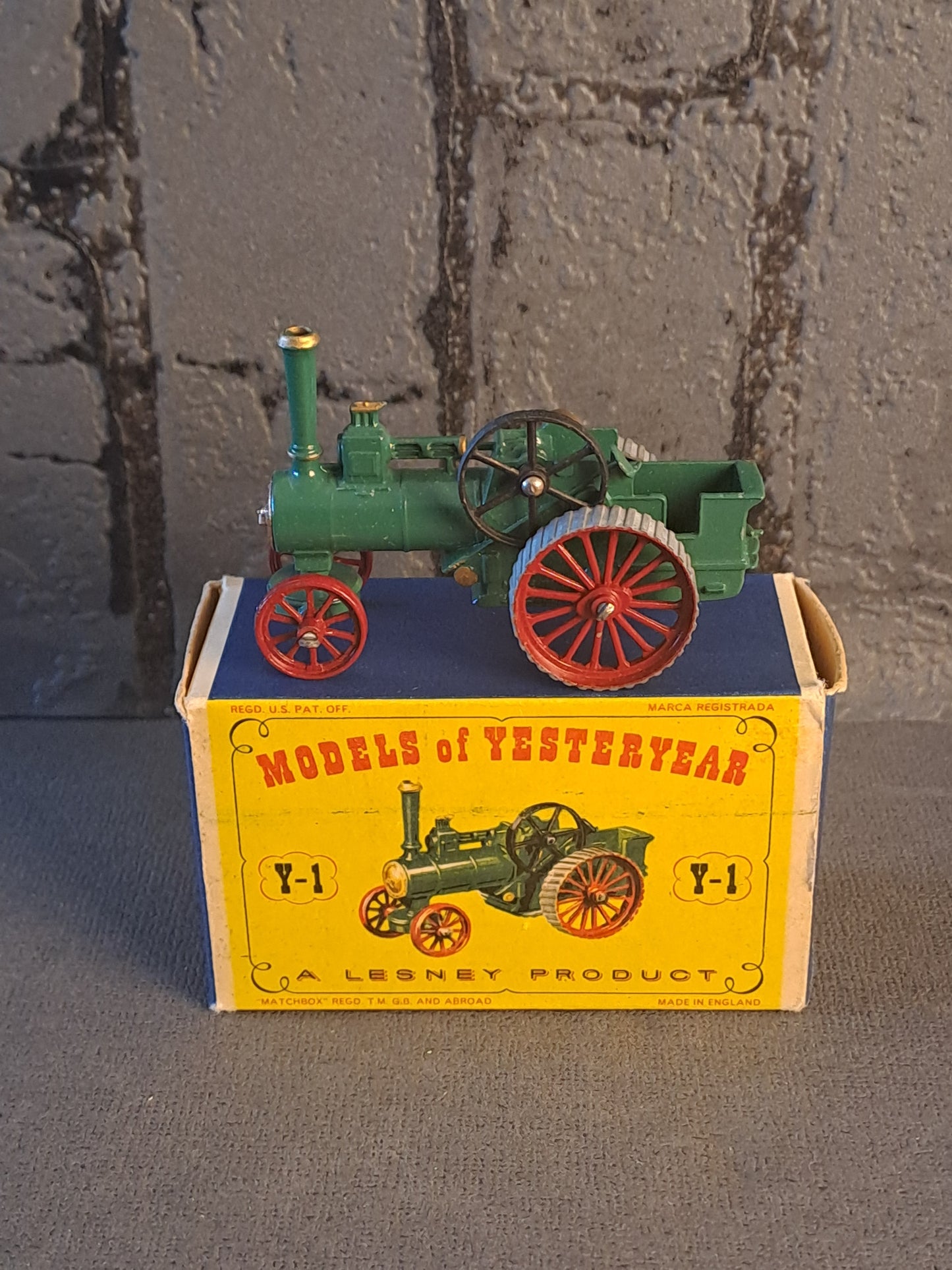 Lesney Models of Yesteryear Alchin Traction Engine