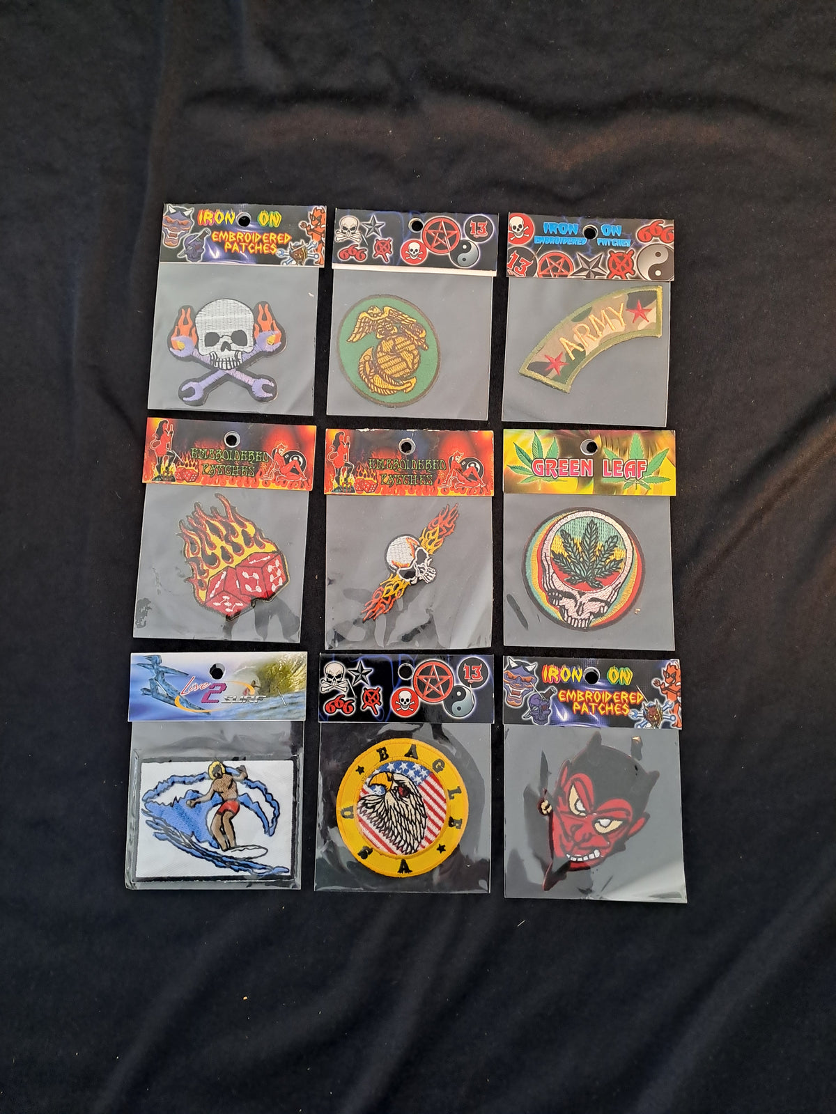Vintage Patches x9
