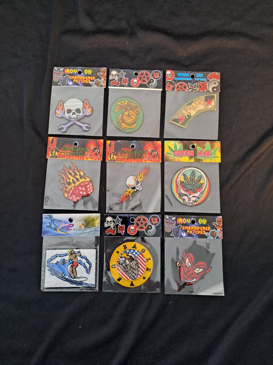 Vintage Patch x9 / Vintage Strygemærker x9