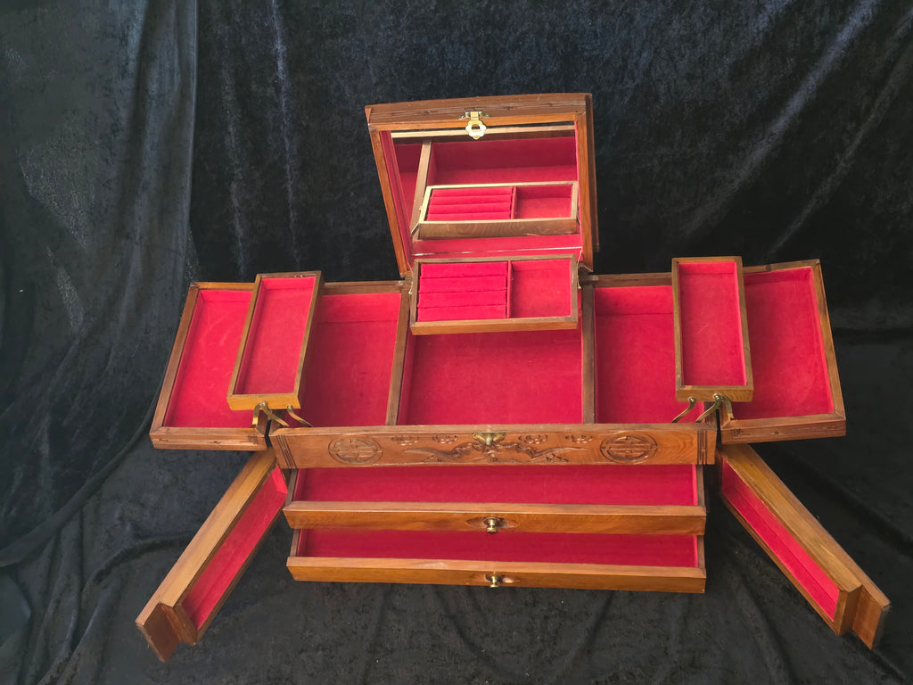 Chinese Vintage Large Jewelry Box