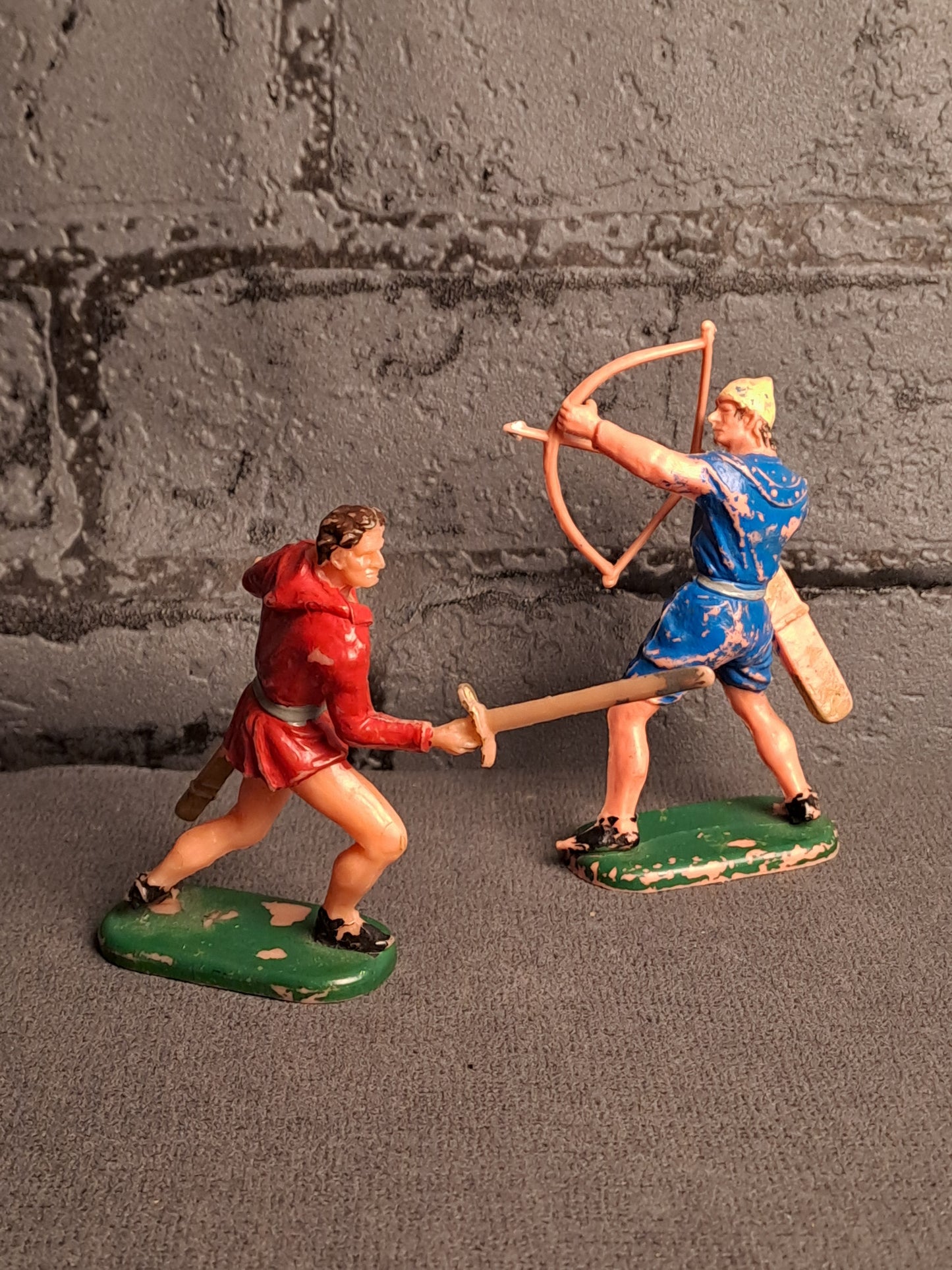 Elastolin Norman Knights x2 / Elastolin Normanske Riddere x2