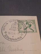 WW2 Postcard Olympia 1936