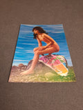 Vintage Erotic Postcard with Lenticular Effect