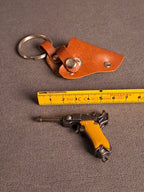Key Ring Mini Revolver in Holster 1970's