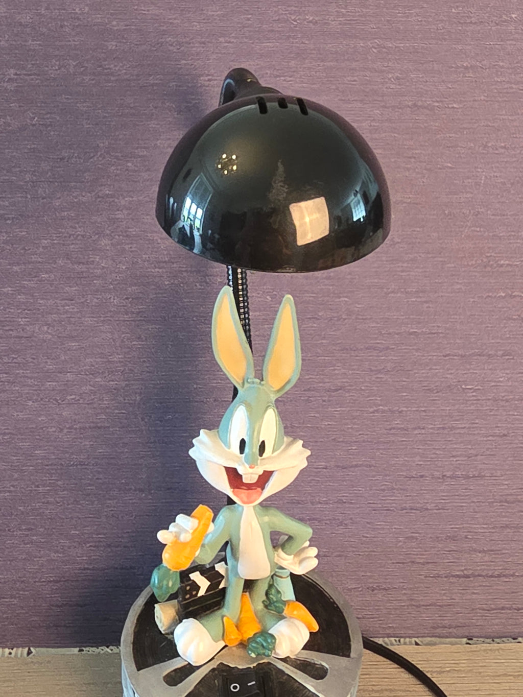 Snurre Snup Vintage Lampe Looney Tunes / Bugs Bunny Lamp Looney Tunes
