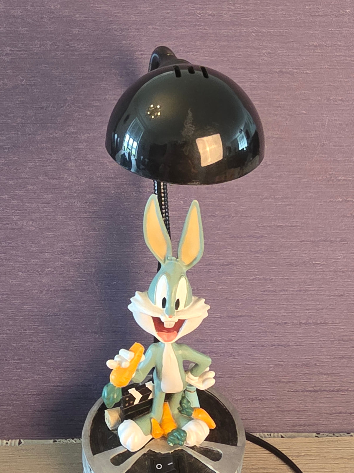 Snurre Snup Vintage Lampe Looney Tunes / Bugs Bunny Lamp Looney Tunes