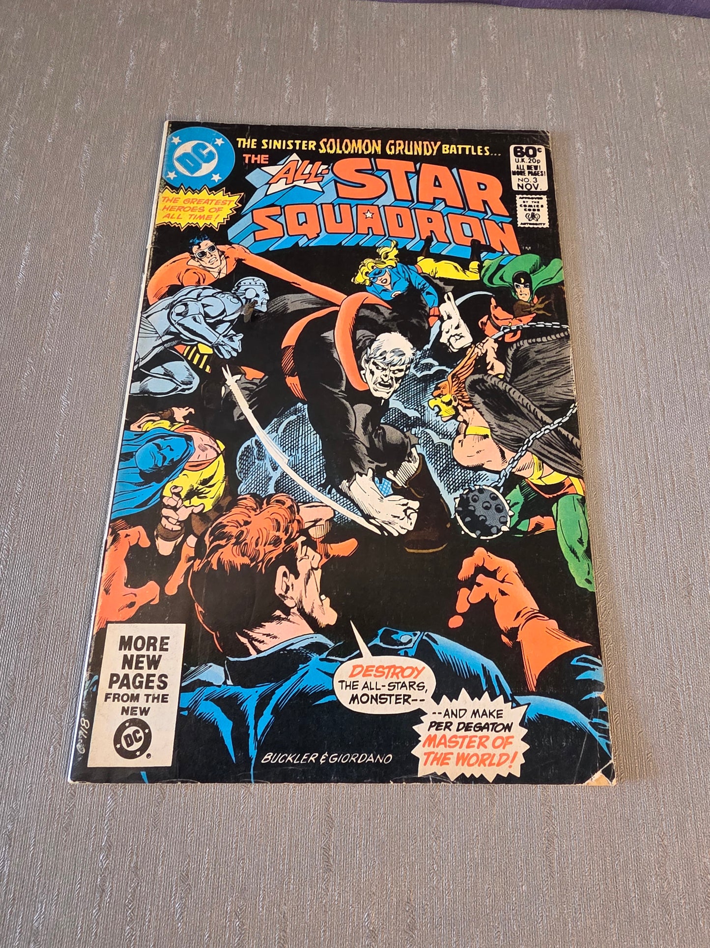 DC The All Star Squadron #3 Nov 1981
