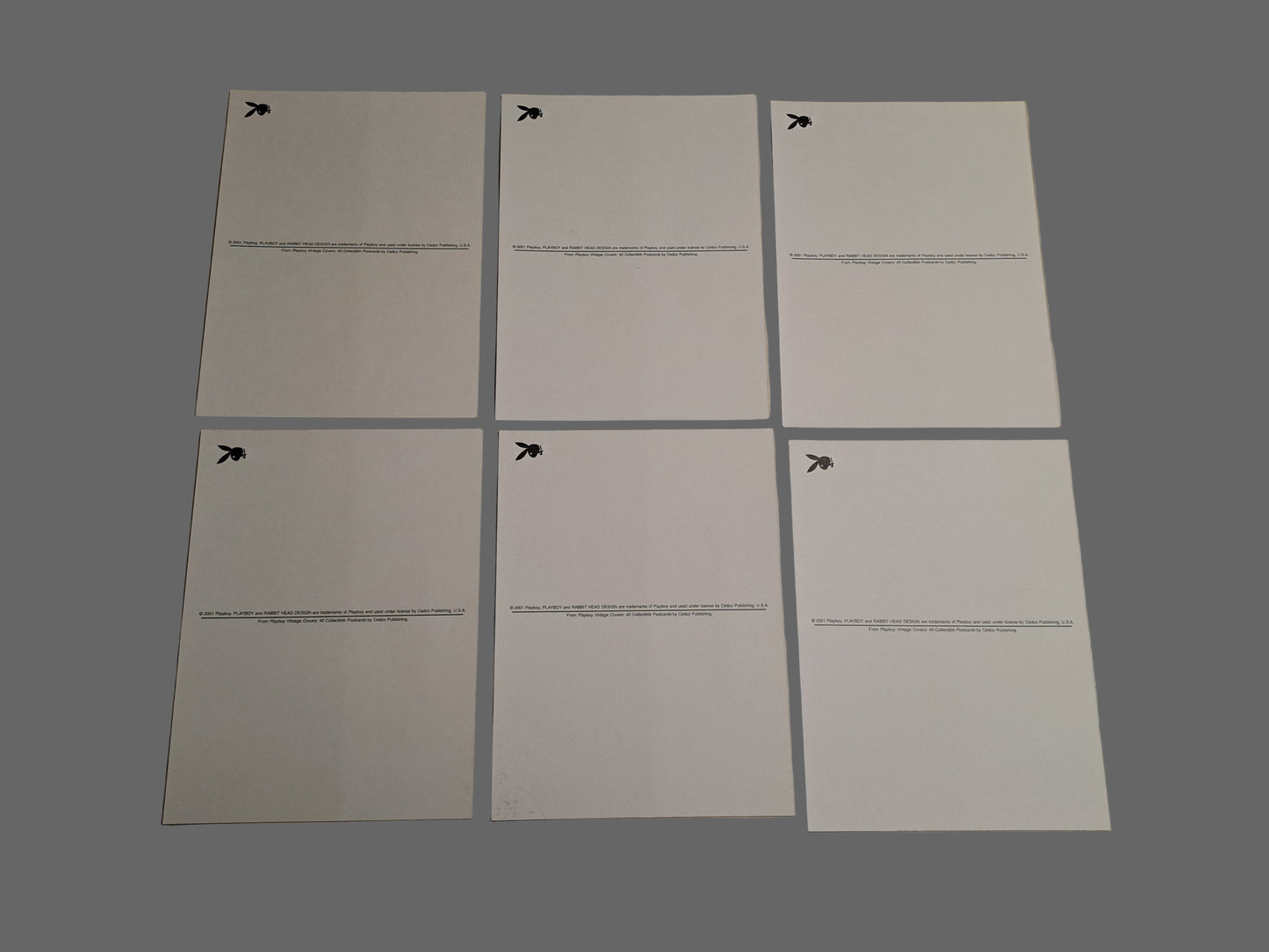 Playboy Magazine Postcards / Playboy Magasin Postkort