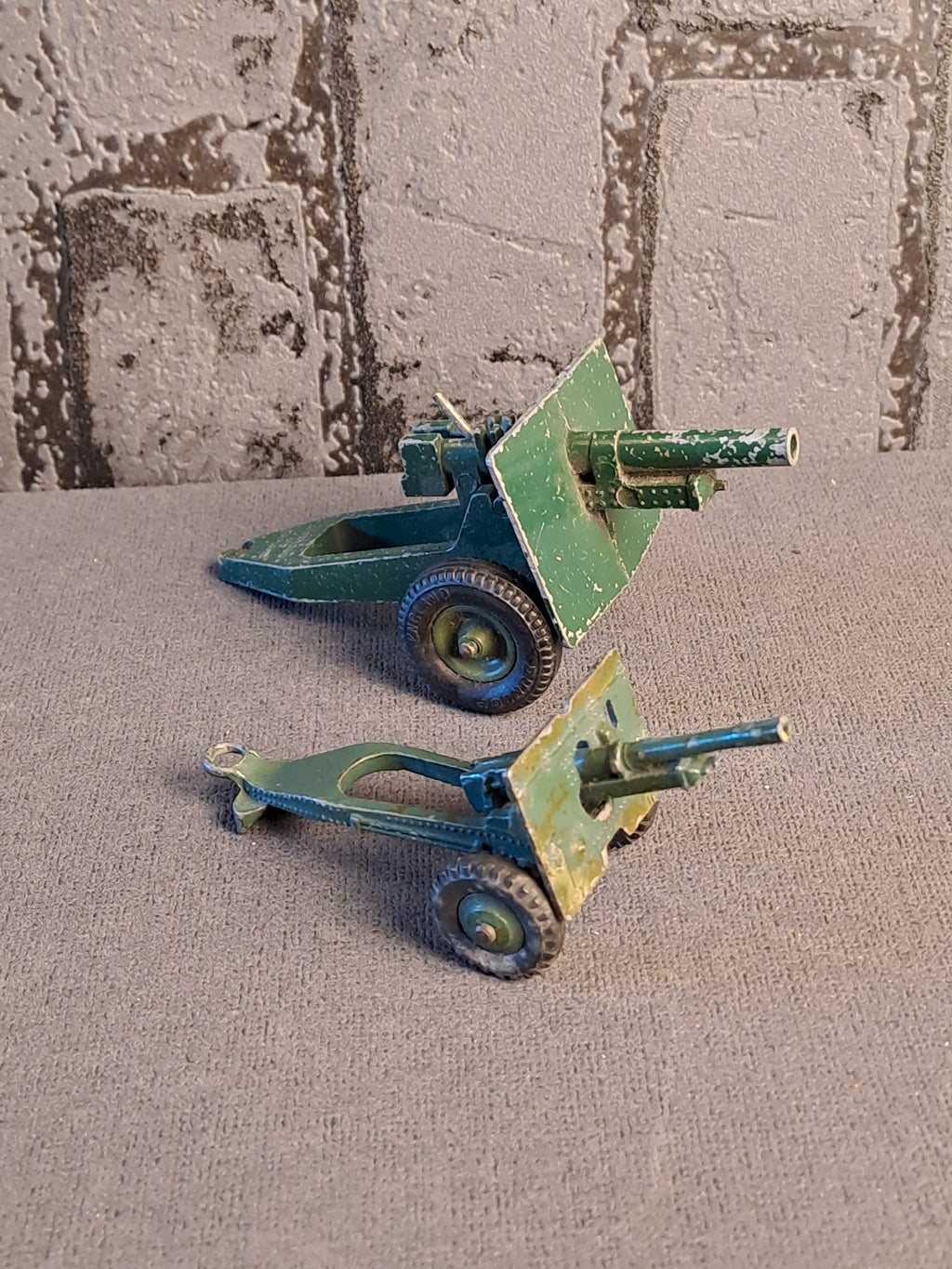 Dinky and Britains Cannons