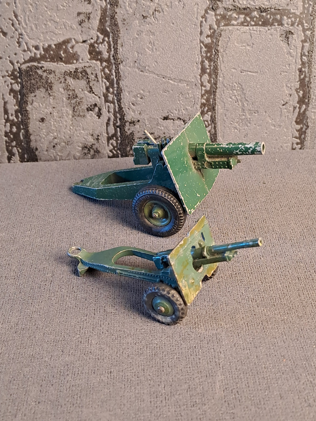 Dinky and Britains Cannons