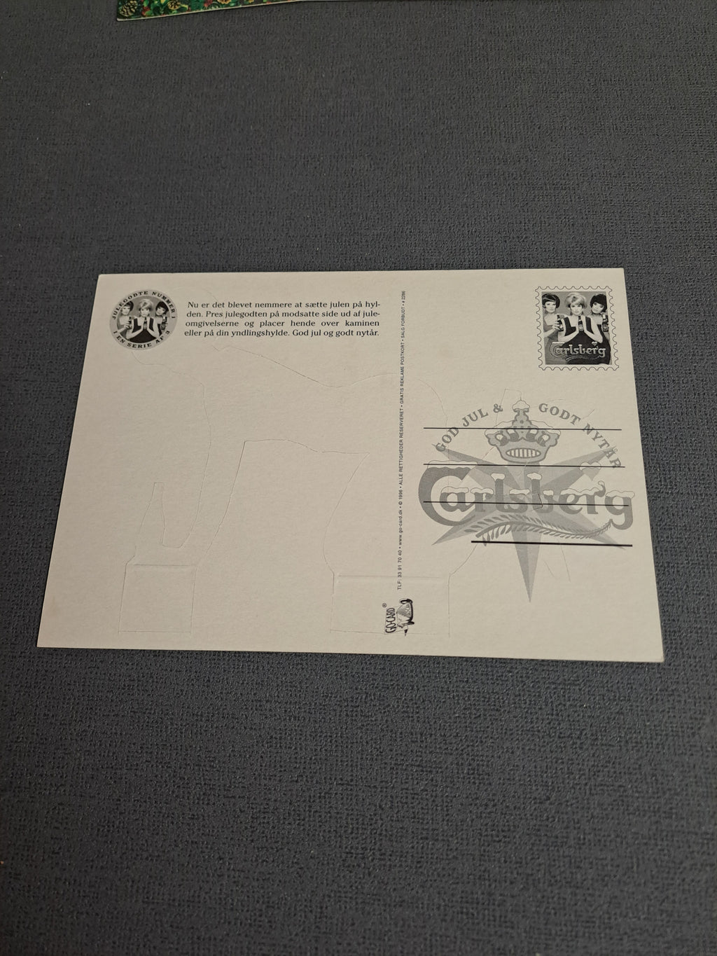 Carlsberg Vintage Pop-up Postcard